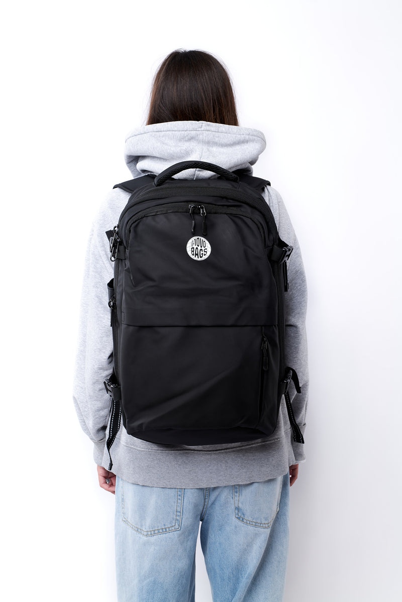 Person wearing backpack